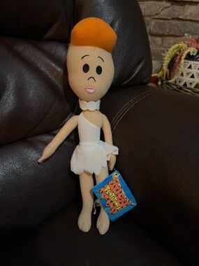Vintage The Flintstones Wilma Plush Doll by the Tog Factory